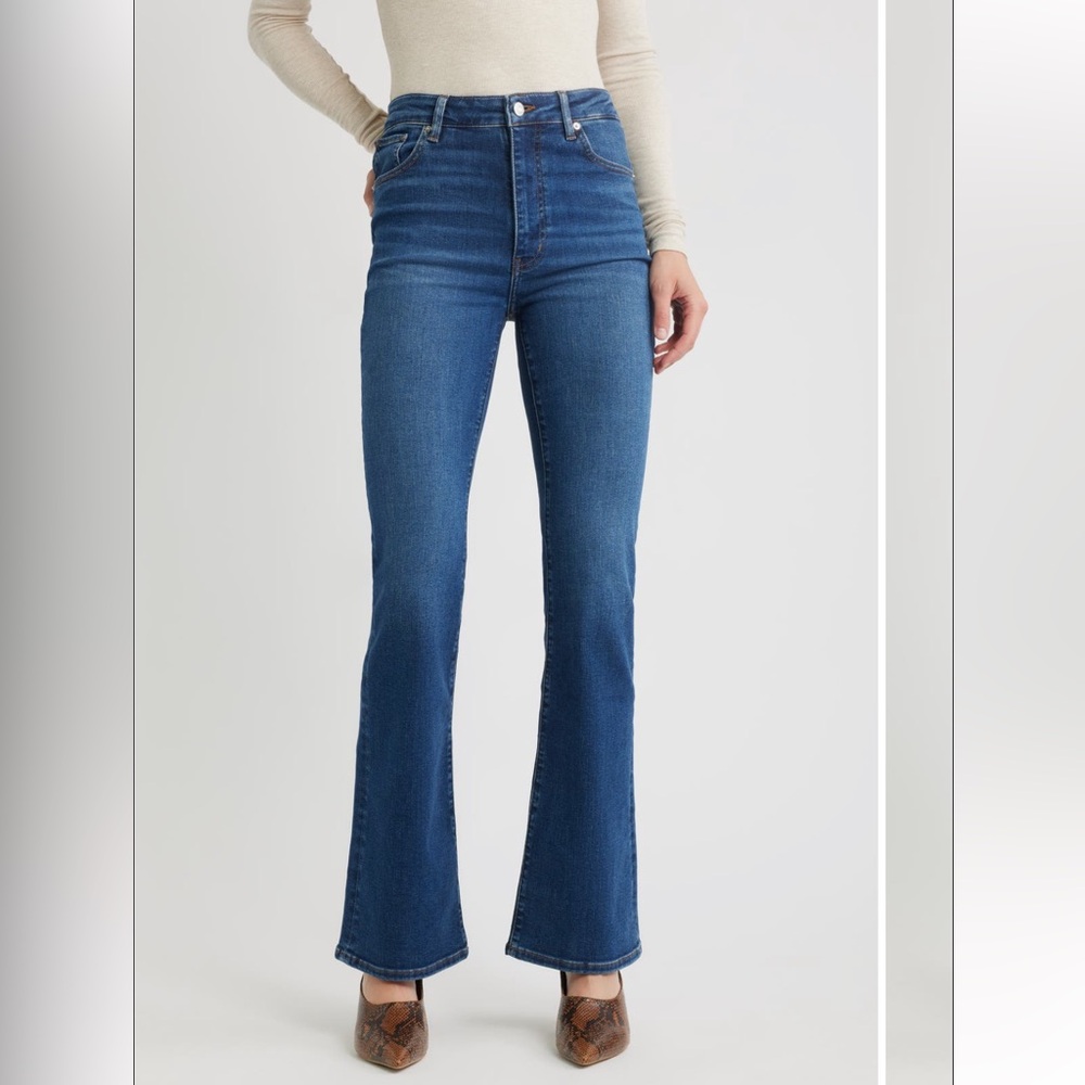 Frame Denim Blue Flare Jeans